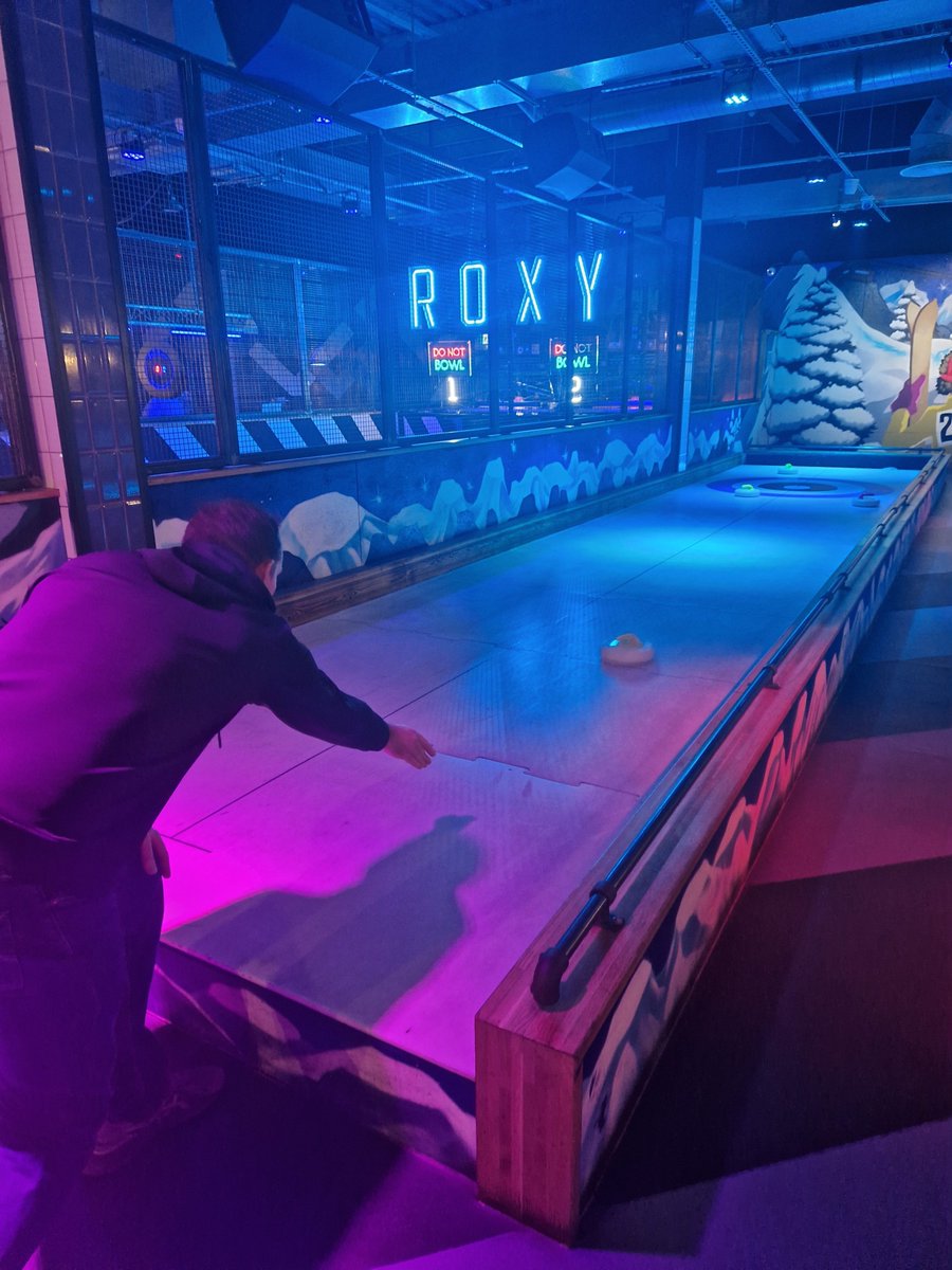 umbracospark's tweet photo. The #umbracospark pre-party at Roxy Lanes, Bristol, is in full swing! 🎳 Fun activities, games &amp; community vibes all around. Excited to kick off Umbraco Spark tomorrow! https://t.co/aTOhh500fc