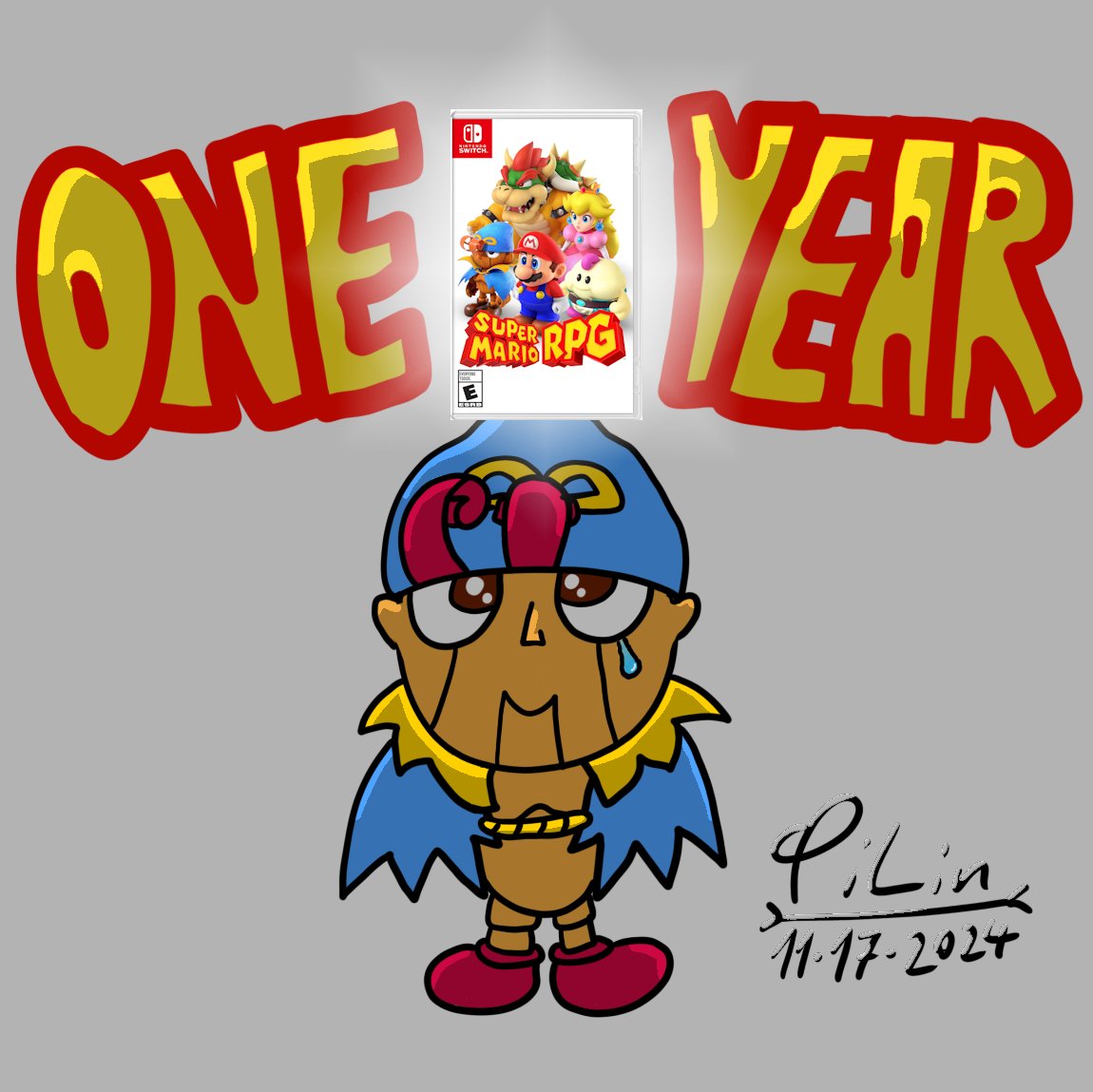 qpil_in's tweet photo. #GENOVEMBER (2024) Day 17:
ONE YEAR [now 2 years and 4 months] OF #SUPERMARIORPGREMAKE

IT'S STILL HERE BOYS I STILL CANNOT BELIEVE IT'S REAL https://t.co/mXvTNEc0sN