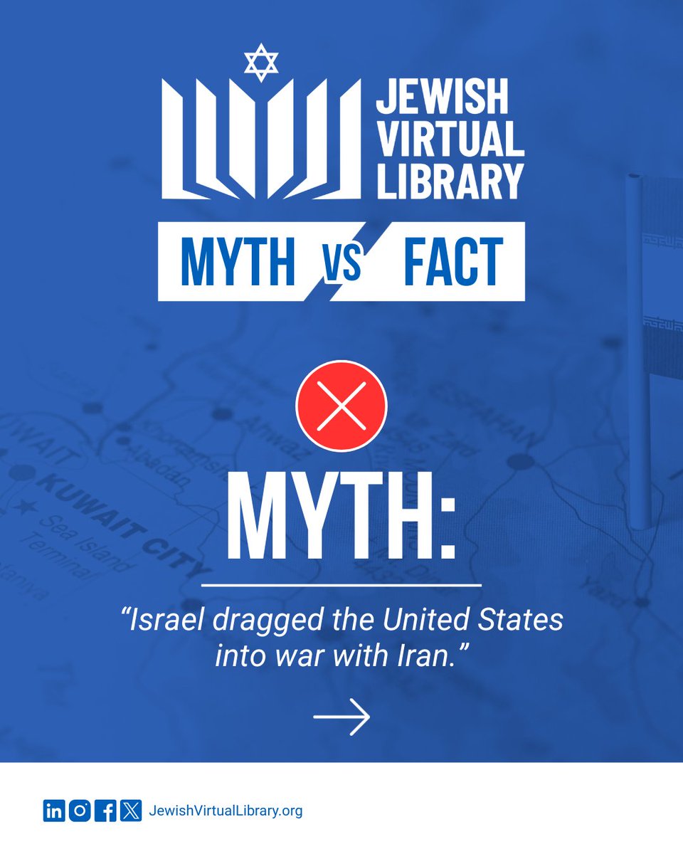 Jewish Virtual Library (JVL) tweet media
