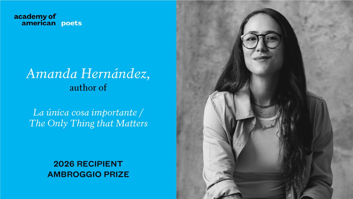 Academy of American Poets tweet media