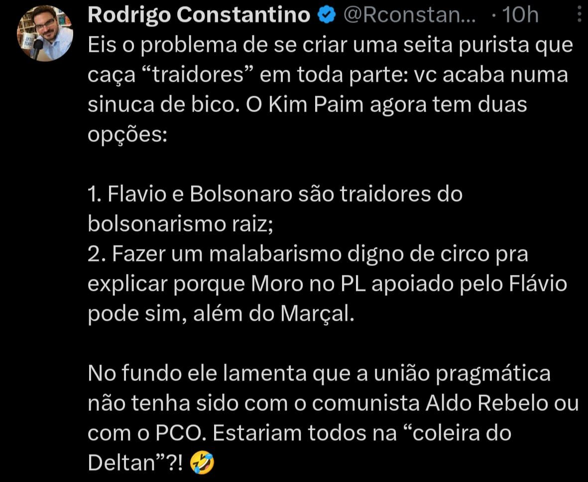 Alguém sabe me dizer se o Constantino é casado ou tem namorada? Não é normal um cara ter tanto tesão assim em um homem só.