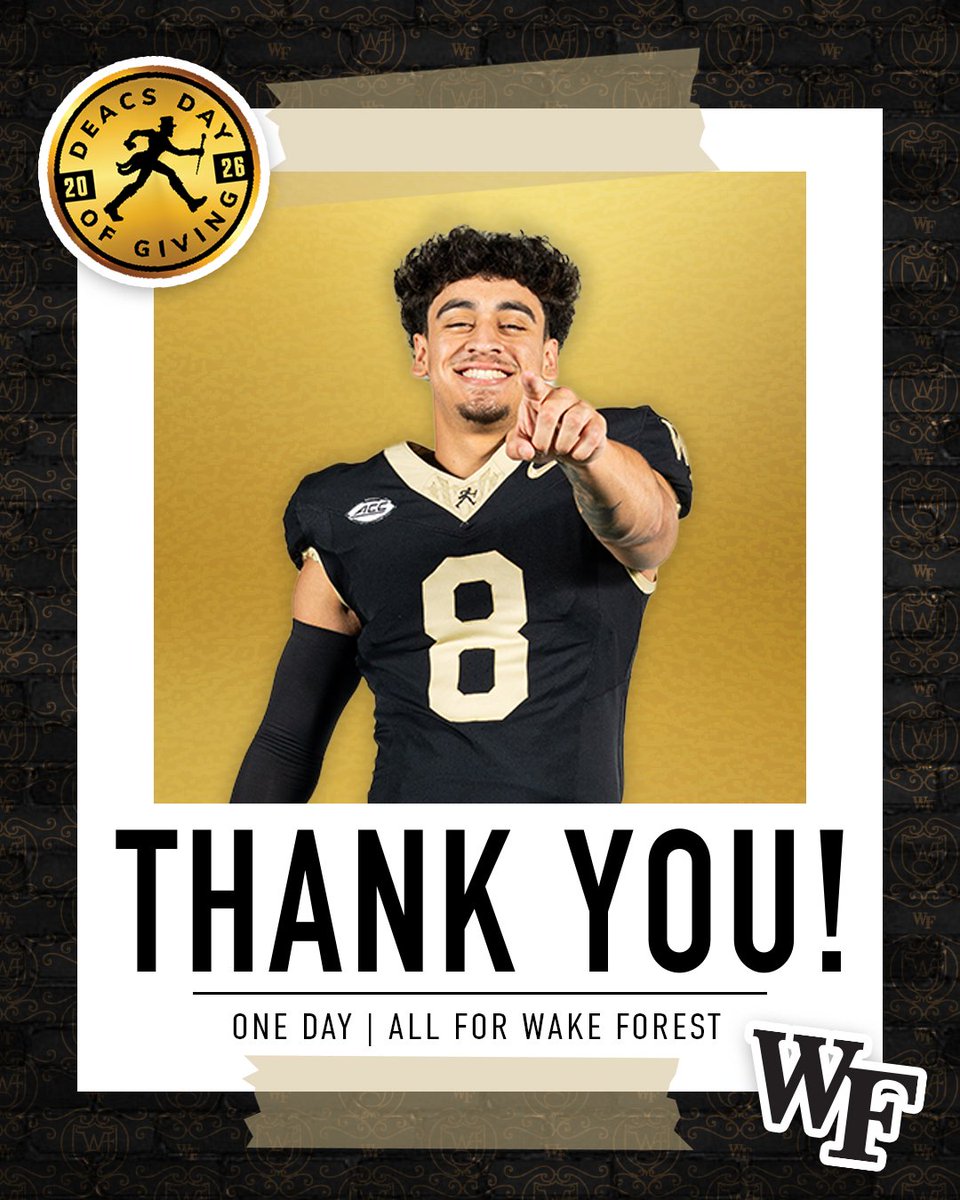 Wake Forest Football tweet media