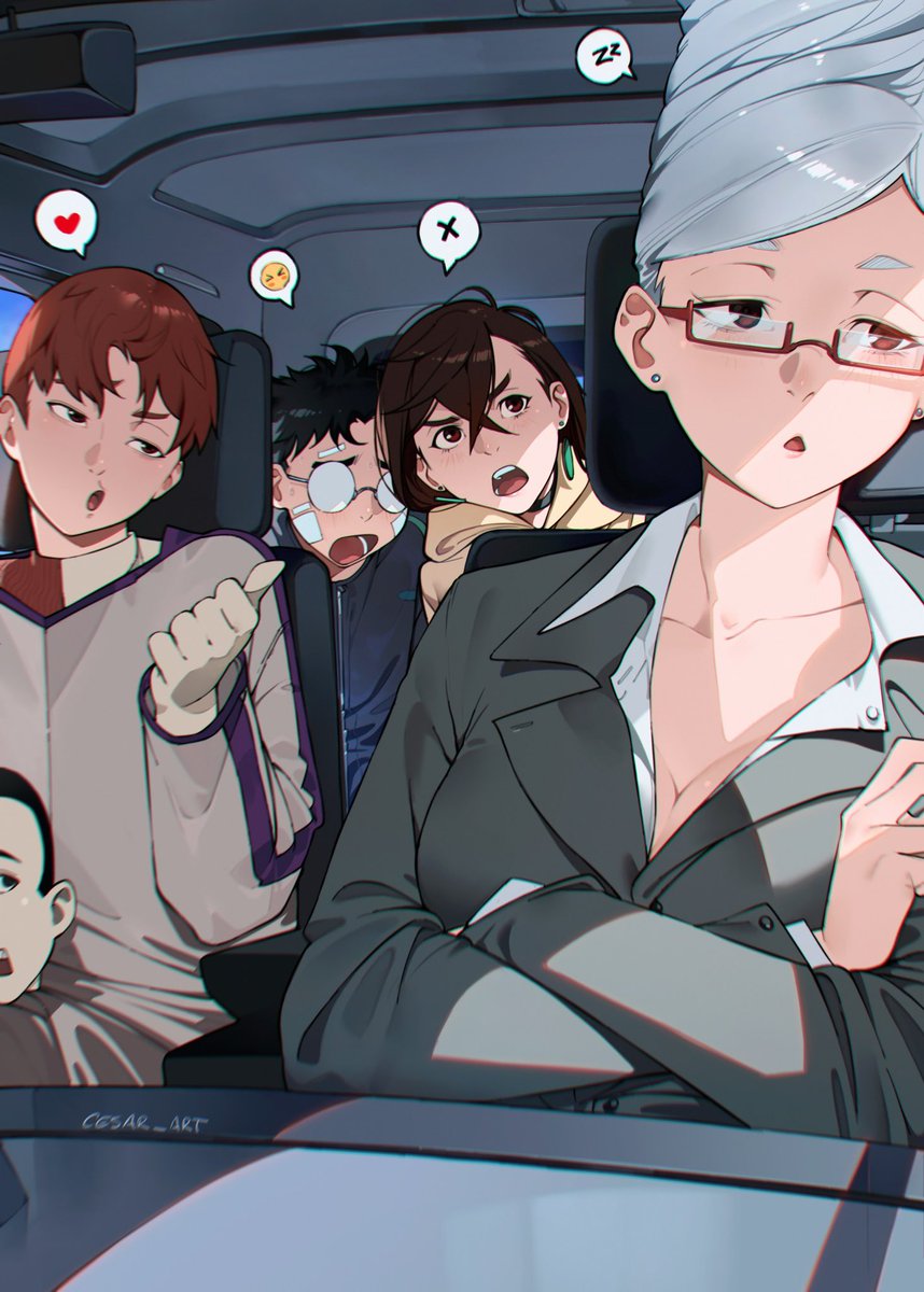 Momo and okarun are in trouble now 😆👌 I still love dandadan so much hehe