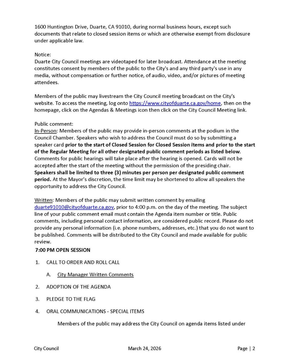 CityofDuarte tweet media