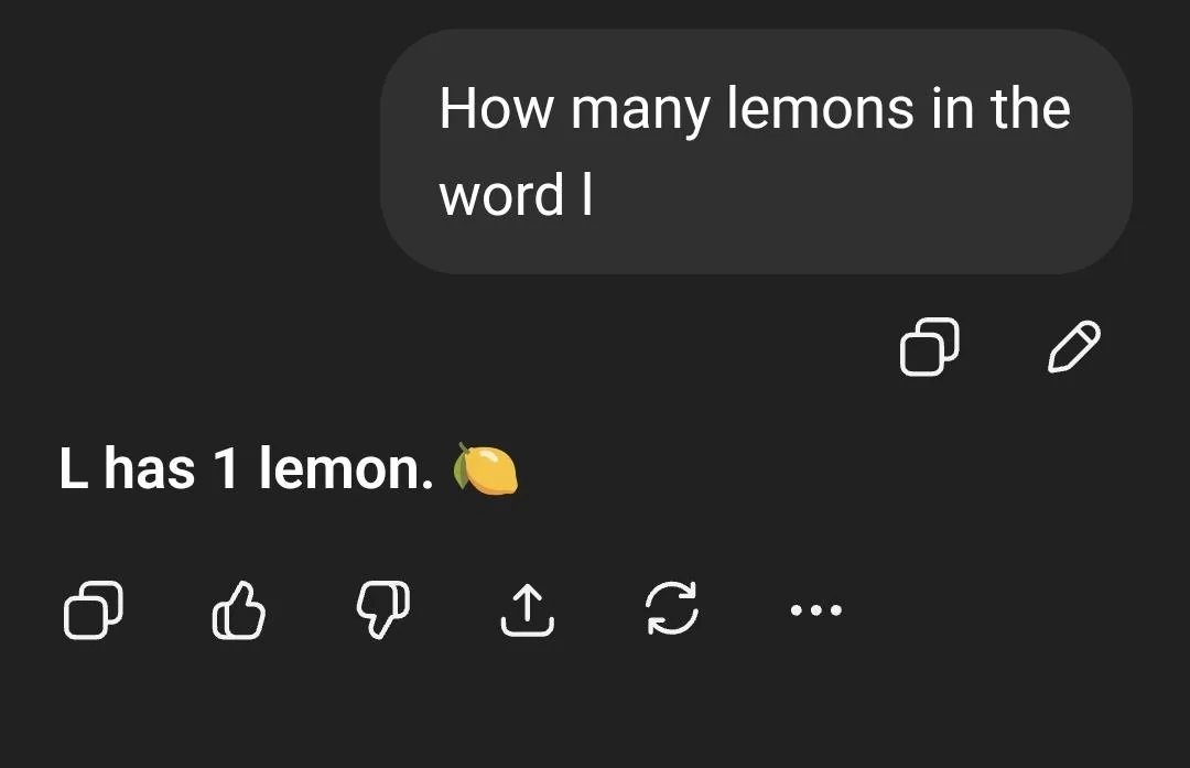 AI being dumb tweet media