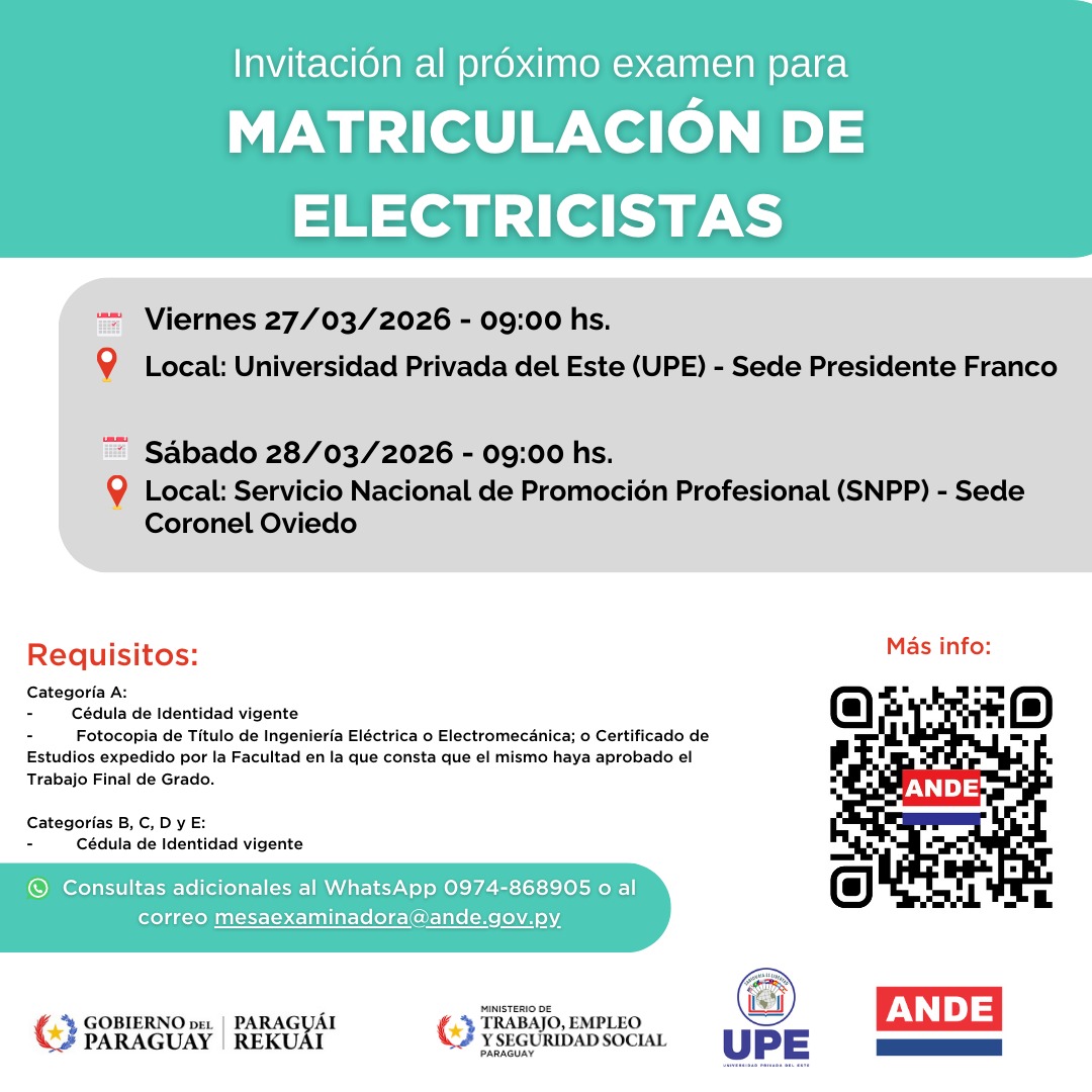 ANDE Página Oficial tweet media