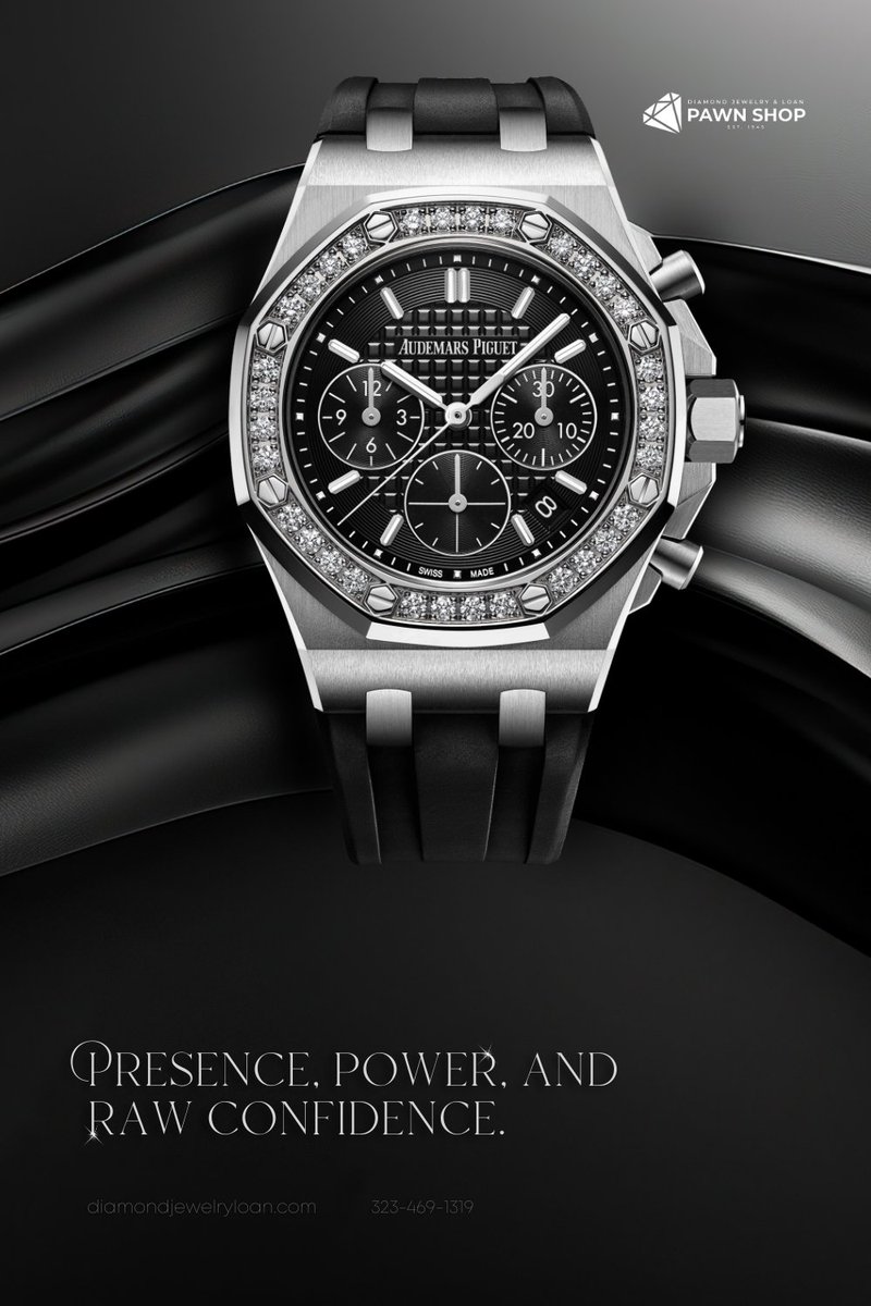 Bold. Powerful. Unapologetic.
Audemars Piguet Royal Oak Offshore. 💎

diamondjewelryloan.com

#PawnShop
