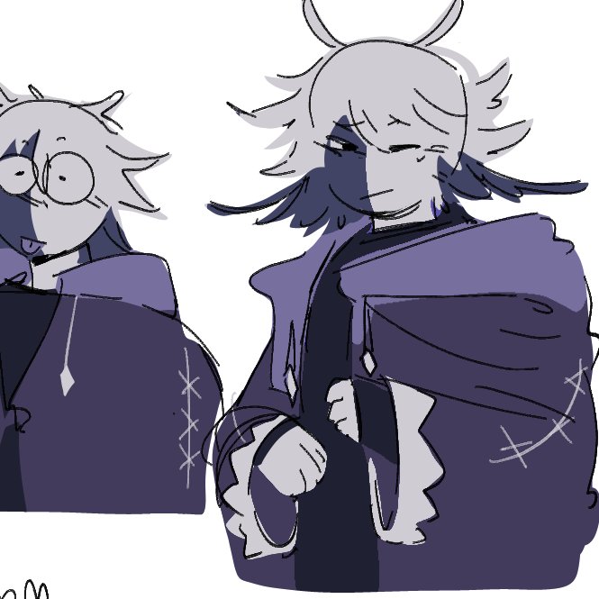 you guys seriously don't mind me posting more oc stuff ive been shaking the bars of my enclosure for days thinking about this guy specifically