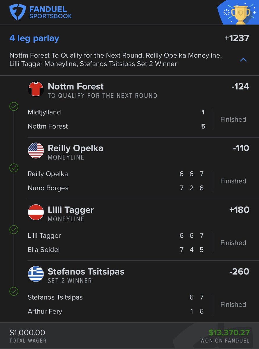 OLYMPIC_MONEY's tweet photo. What a cash !!! Omg we are hot  ✅🎾🔥#GamblingX #Bets #Tennis #NFL #Gamblingtwitter #NBA #NHL #UFC  #MLB https://t.co/aEWFicXlUz