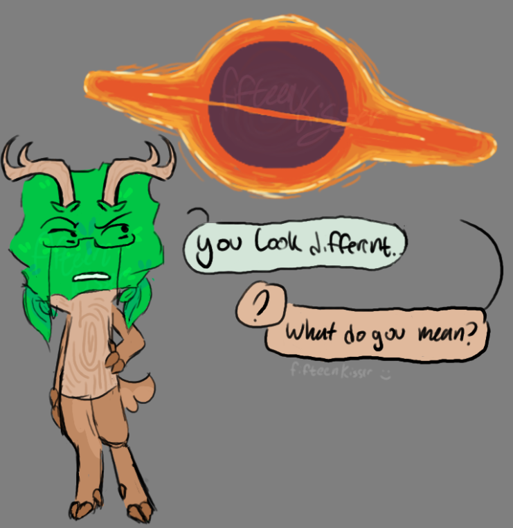 fifteenkisser's tweet photo. day 2 of drawing black hole until he has a speaking role in TPOT
he is colored like an album cover that reminds me of him ๐๐
#tpot #deathpact #bfdi https://t.co/1j92B3uvRl