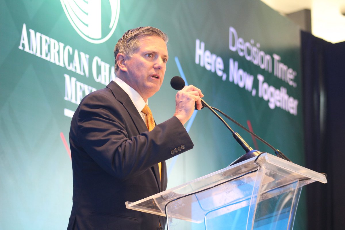 AmChamMexico's tweet photo. ☝️ Here. Now. Together. Es momento de decidir. 

🇲🇽🇺🇸  Descubre los momentos clave de nuestra Asamblea General de Socios, #109AñosConectando 👇 https://t.co/sHRdPIDWqe