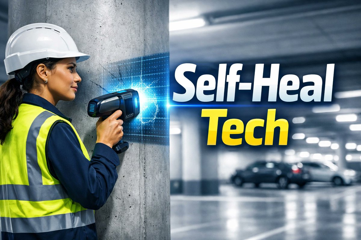 vanderbuildpro's tweet image. The 'silent killer' of commercial infrastructure? Small concrete cracks.

2026 Self-Healing Materials heal micro-fissures automatically.

Why it matters:
🛠 Lower TCO
🛠 Fewer repairs
🛠 Extended lifespan

#SmartMaterials #FacilityMaintenance #BuildingTech