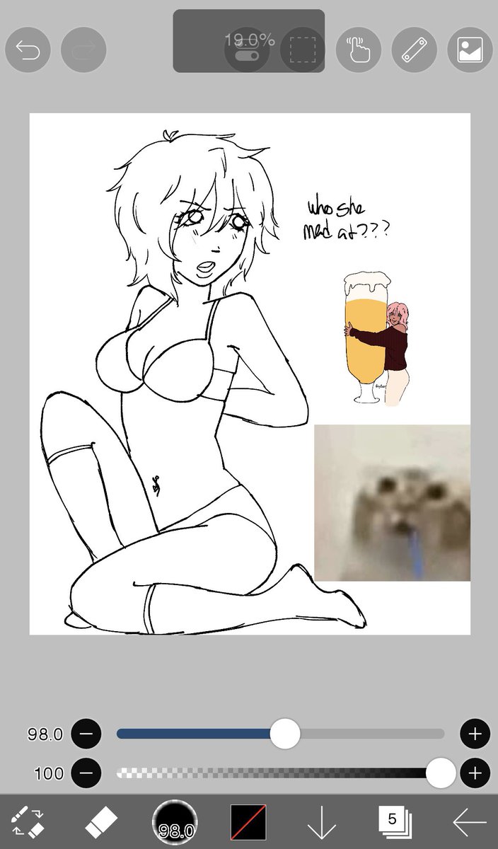 moshrou's tweet image. Hanna thing I’m not gonna finish probably #dgaf