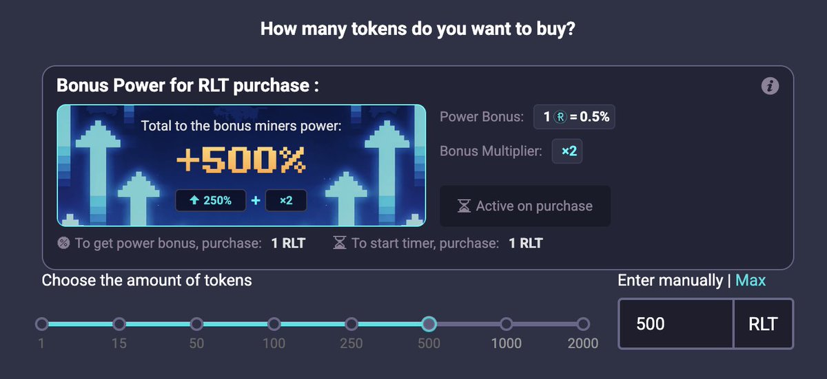 RollercoinES's tweet photo. ¿Has visto que el % de Bonus de Poder por el intercambio de RLT está activo? 👀🔥
#RollerCoin #RLT #BonusPower #CriptoJuegos #JuegosBlockchain #PlayToEarn #GamingWeb3 #MineriaCripto #Criptomonedas #GameFi #EventosCripto #ComunidadCripto #RollerCoinEspaña https://t.co/fPFH6Qvlyy