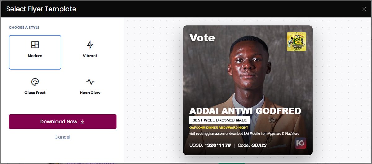 evotingghana's tweet photo. Save Big on Event Designs! 

Organizers on Evoting Ghana (https://t.co/WfWEr8S9Ym) Now Get FREE Nominee Flyer Templates + Bulk Downloads

Visit https://t.co/cC4QlcrWaq to get started or  Contact: 0207054873/0559295523 https://t.co/jXFdZFofCQ