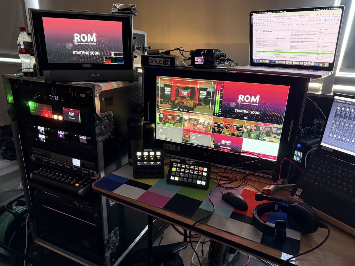 solo16uk's tweet image. Today we broadcast a conference for Rebound Electronics in Newbury. We provided a 4 camera stream, highlights filming, lighting, screens and sound. If you’re looking for a complete #eventpartner please do reach out to us. #broadcast #livestreaming #Hampshire #eventplanner