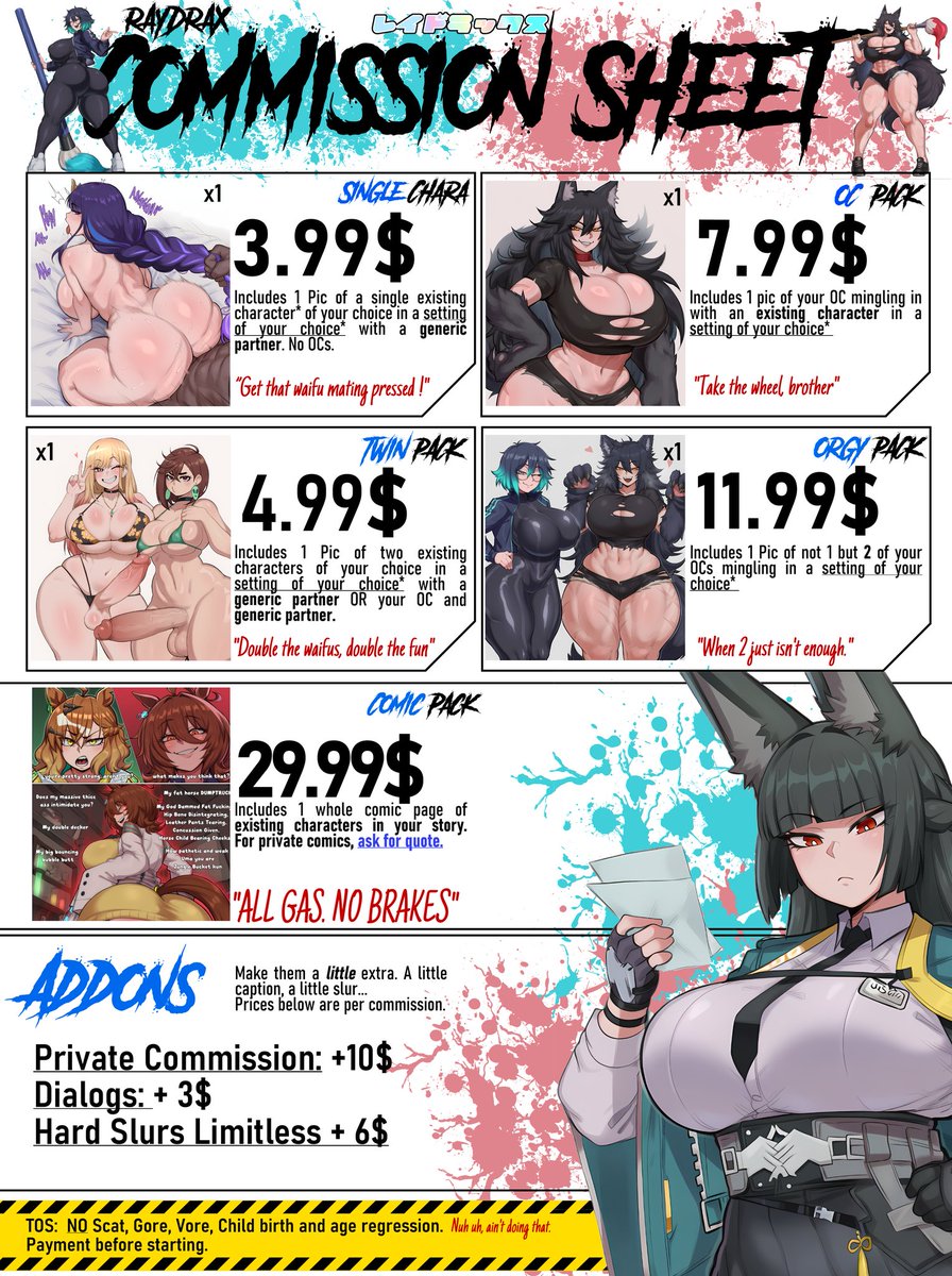 Rayasox (Comms Open) 🧧 tweet media