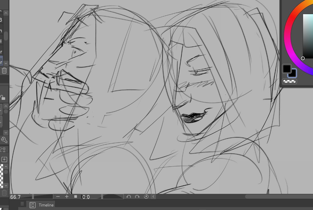 wip... making a small comic of void selfcest