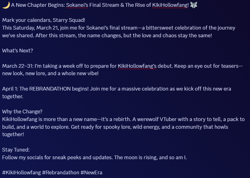 KikiHollowfang 🐺{VCAN} tweet media