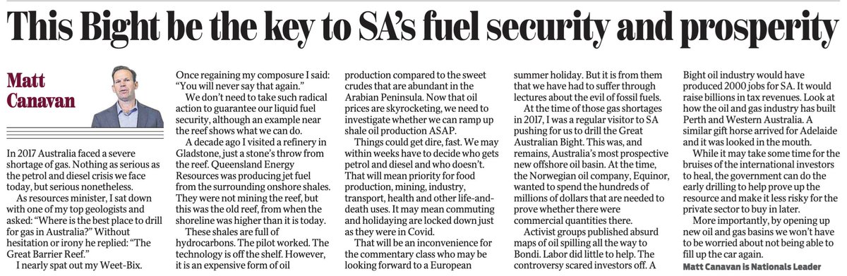 Senator Matt Canavan tweet media