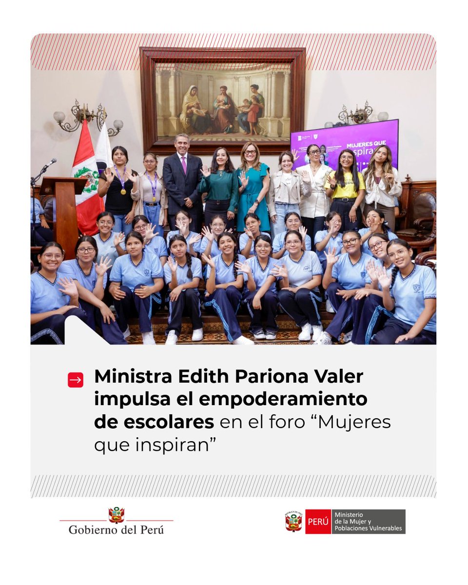 Ministerio de la Mujer y Poblaciones Vulnerables tweet media