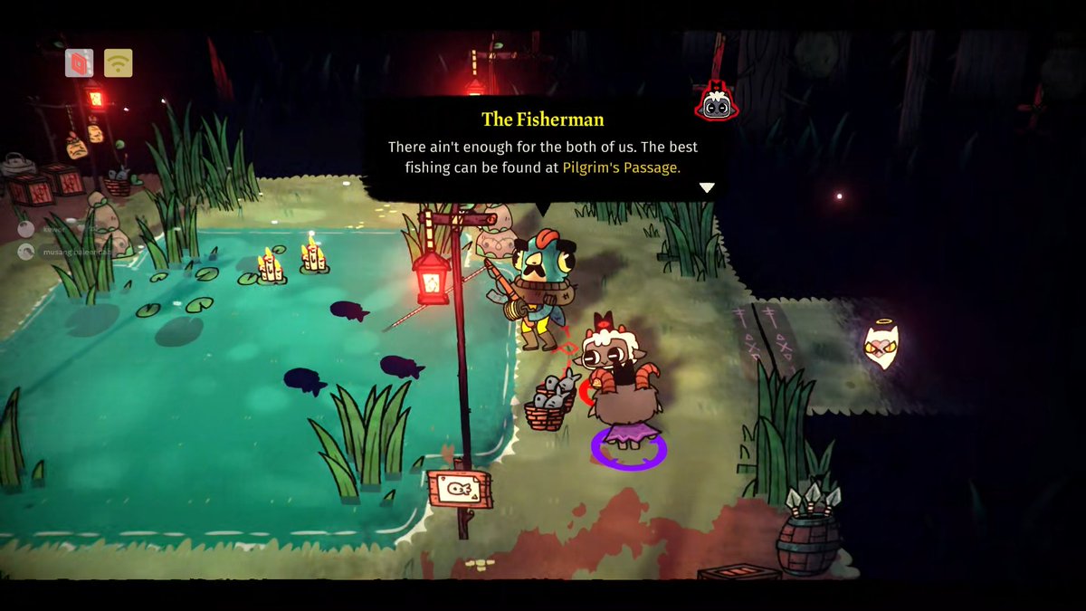 patarnotstar's tweet image. gak di stardew valley, gak di dinkum, gak di heartopia, gak di cult of the lamb jati diriku adalah #memancing