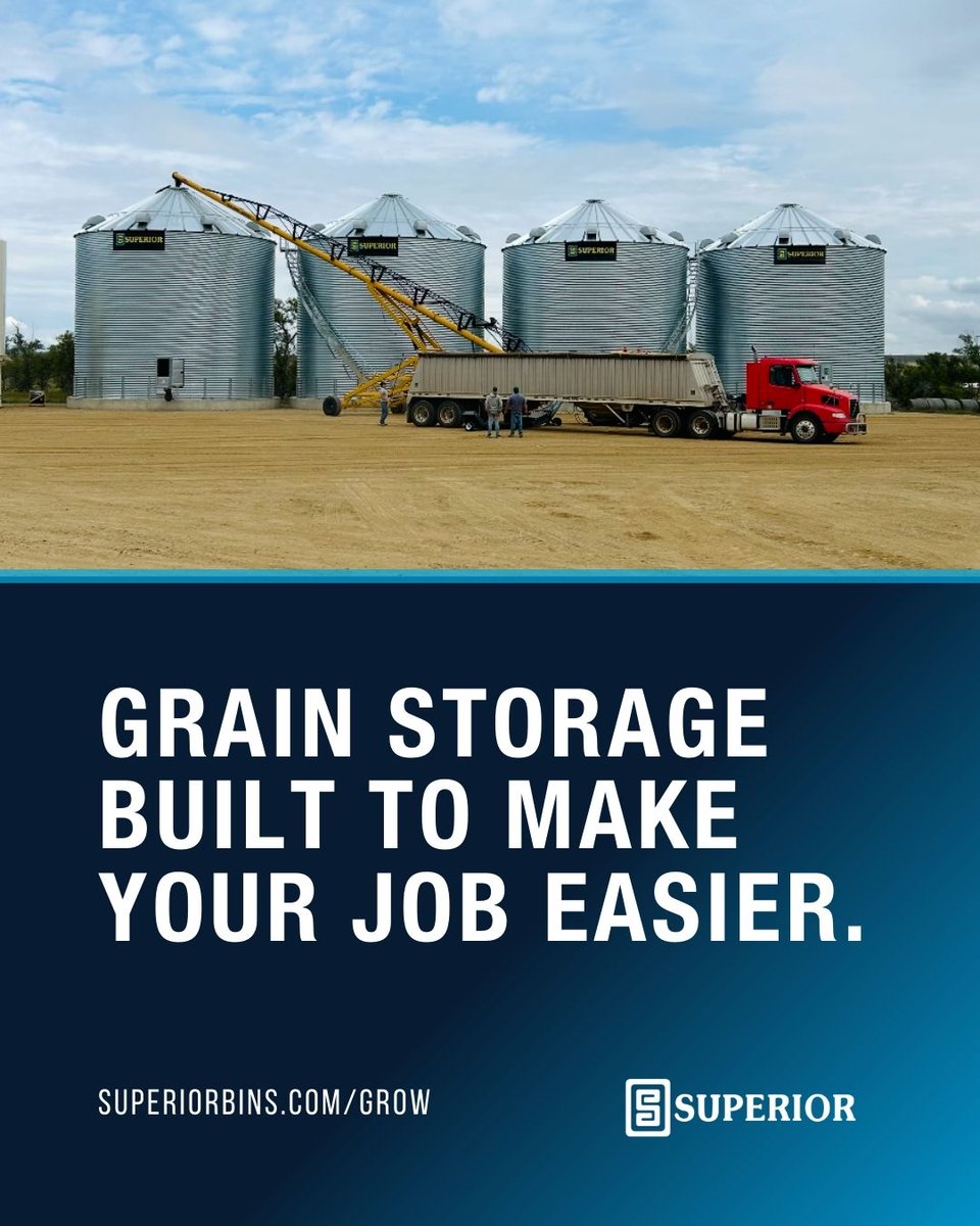 Tough weather? Heavy workloads? Superior on-farm grain bins are engineered to stand strong—built to withstand 105 mph winds, heavy snow, and the demands of a growing operation. Invest in durability and peace of mind, so you can focus on what matters most.