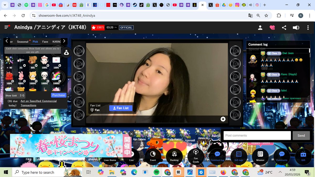 krab_dzulfikar's tweet photo. @AR_AnindyaJKT48 @aninimous_ina Day 30
Terima kasih banyak
@AR_AnindyaJKT48 sudah menyempatkan waktu buat live showroom sahurnya menemani diwaktu sahur hari terakhir tahun 2026 ini, terima kasih banyak ya Anin sudah menemani selama bulan Ramadhan tahun 2026 ini๐ #ramadhANIN #SABARIN โค๏ธ๐ค๐๐๐ซถ๐ฅฐ๐ค https://t.co/Sjhc2w2cUK