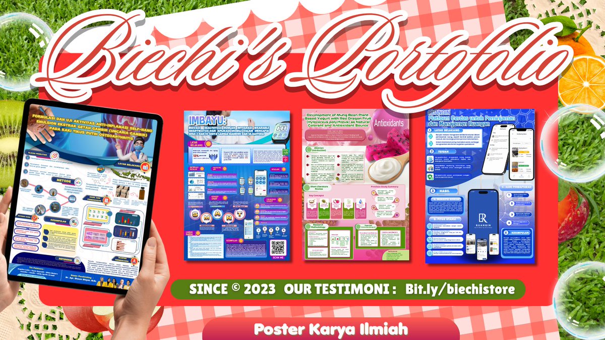 biechi 🎀✨ : joki poster & infografis, app prem tweet media