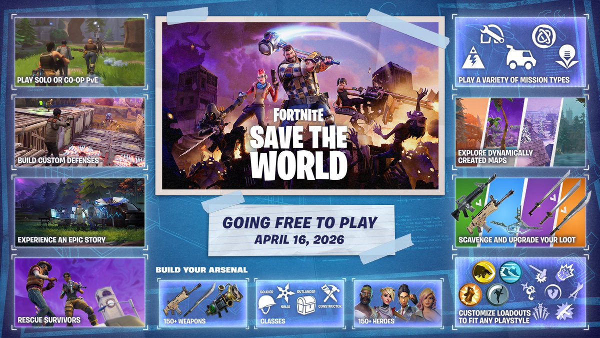 archer | Fortnite: Save the World tweet media