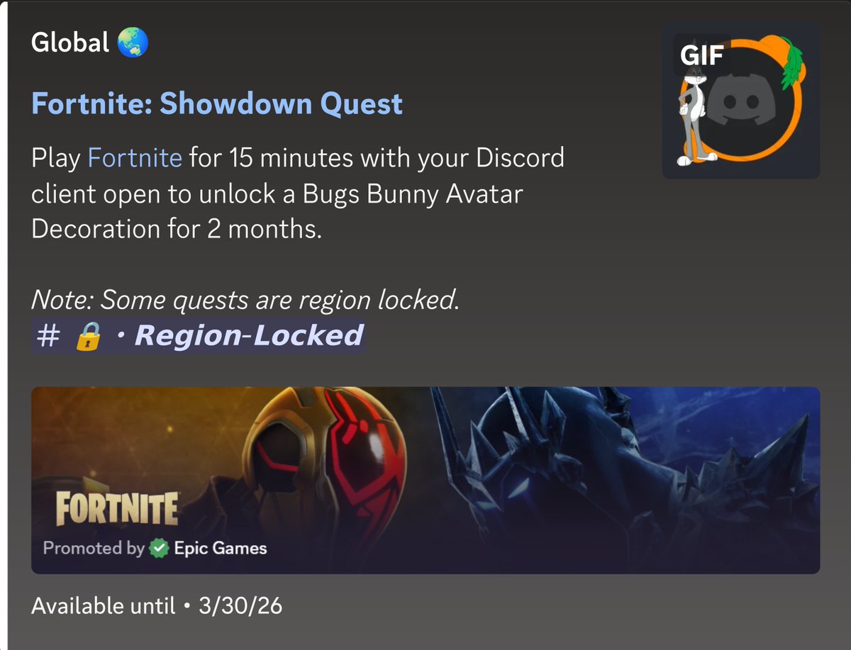 Discord Quest Notifications tweet media