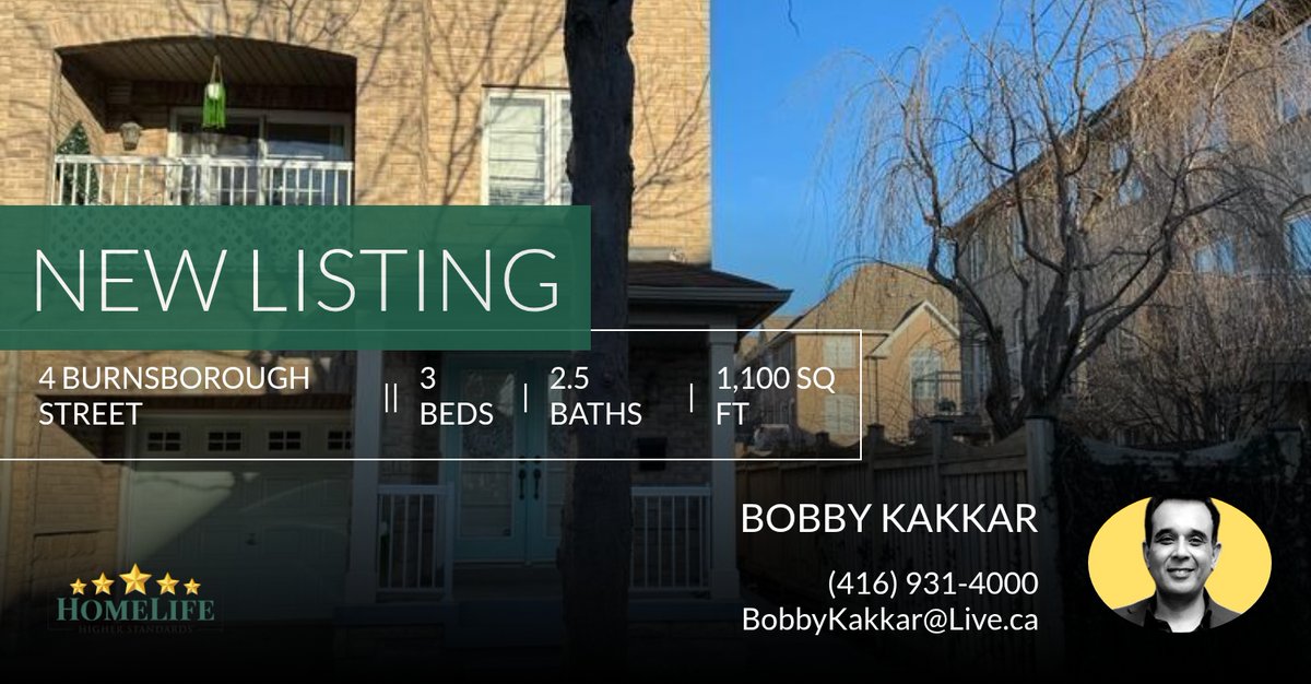 bobby_kakkar's tweet photo. 📍 New Listing 📍 Take a look at this fantastic new property that just hit the market located at 4 Burnsborough Street in Ajax (south West). Reach out here or at (416) 931-4000 for more information

Bobby kakkar, Broker 416-9... https://t.co/vto7XMvfPE https://t.co/gcFqQxRADJ