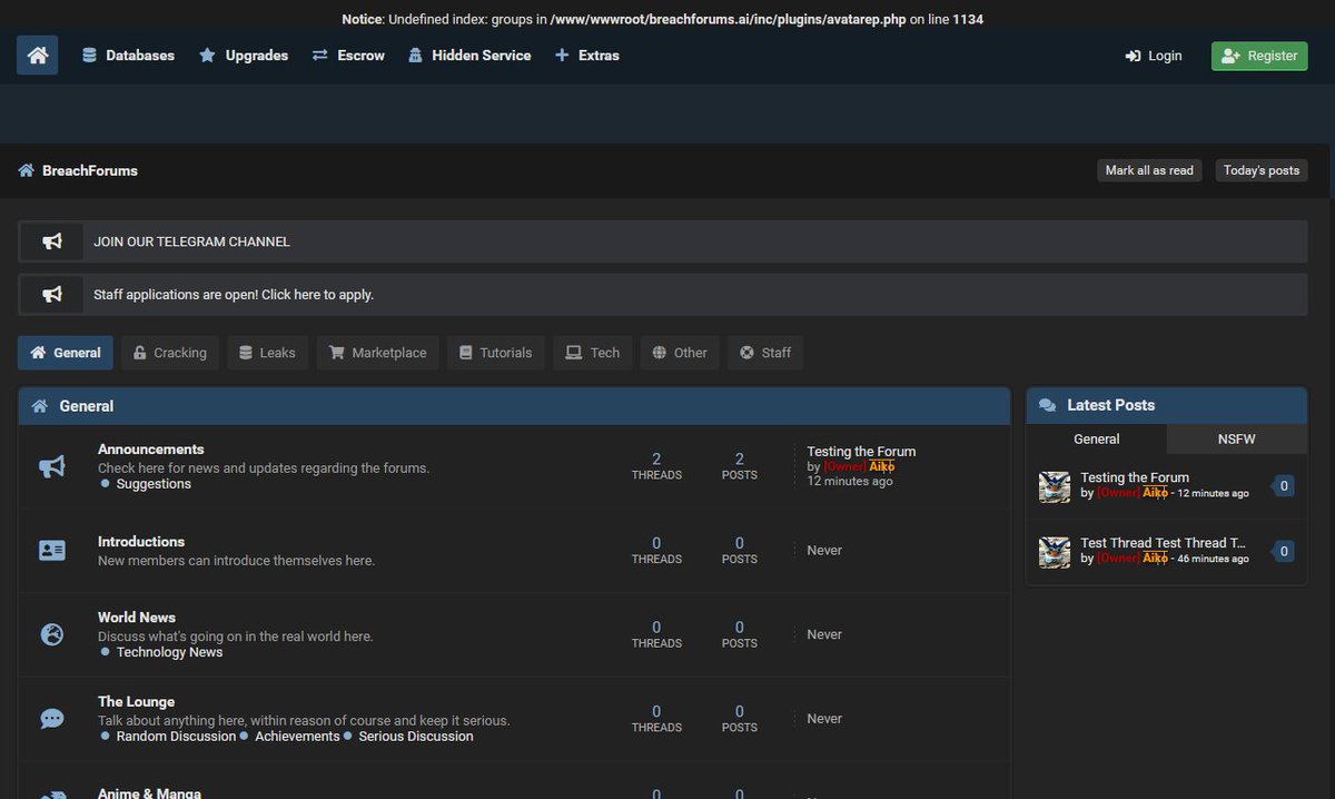 Dark Web Informer tweet media