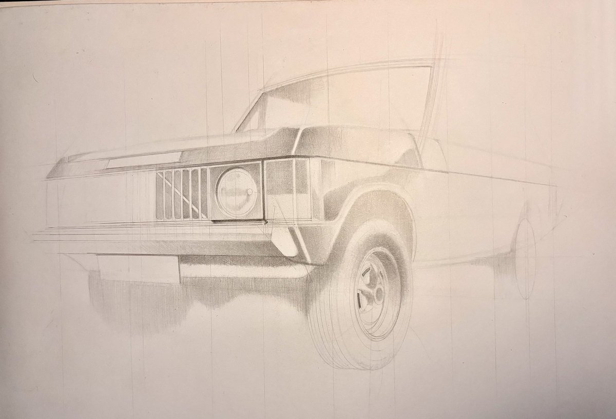 revslimiter's tweet image. #arttherapy 
 I don’t draw many Porsches - so thought I would try this 911 RSR. It joins the Boreham Motor Works Escort and RR Velar as work in my sketchpad . More importantly- it is really nice to sit and work on these. 
#sketchbook #pencildrawing #porsche #mentalhealthrecovery