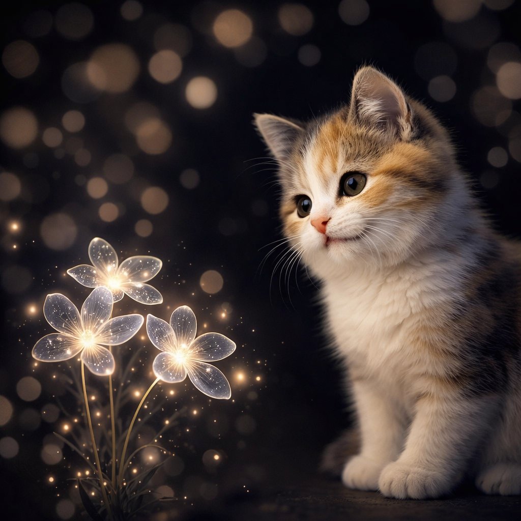 花と子猫の物語 tweet media