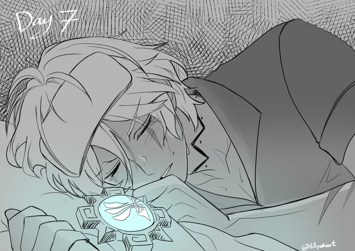 lilyakart's tweet image. #Ifa Week! 🩺 Day 7! Vision 🌀

"Hardly the first time he had forced himself to work while sick. In his eyes, he had done nothing special to warrant the heavens deciding that he totally, absolutely, needed a Vision right now."