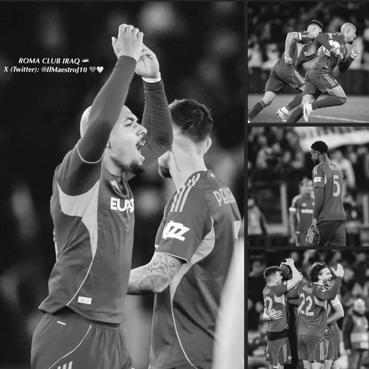 IlMaestroJ10's tweet photo. ❌👋🏻روما بلا عيدية .. نهاية الرحلة الأوروبية .. ملحمة مليئة الكوارث دفاعية 

روما للموسم الثاني توالياً يفشل في الصعود الى ربع نهائي الدوري الأوروبي

سلبية توديع اليوروباليغ (بعيداً عن انها مبكرة كدور) فهي تأتي بعد لعب +120 دقيقة متعبة و بعد ثلاث تعثرات في الدوري و الأن اصبحت هناك 5 تعثرات في فترة كارثية من الموسم .. 

الايجابية الوحيدة هي التفرغ للدوري قبل 9 جولات من النهاية وقد تكون كذلك لفريق قلت عنه مرارًا انه غير مؤهل للعب على جبهتين أو أكثر  

الجميع يتحمل المسؤولية لإنهيار منظومة الدفاع و شكل الفريق : مدرب + لاعبين فردياً و جماعياً 

——

تقرير المباراة 📝

بداية كانت سريعة من الفريق بالضغط و الوصول الى منطقة الخصم 

كوني غادر مبكراً بعد ربع ساعة بسبب انزعاج و ترك مكانه لـ بيلغريني ليكون خلف المهاجمين

الخصم تمكن من تسجيل هدف بعد سوء تغطية و رقابة من قلوب الدفاع (روي مجدداً بعد الذهاب يستغل بطئ الدفاع وكأنه يعاقب ماسارا على عدم جلبه في الصيف)

بعدها استمر استحواذ و ضغط روما حتى تمكن من التعديل عبر ركنية من بيلغريني سجلها نديكا 

رغم الاستحواذ و الوصول لمناطق الخصم الا ان الفريق فشل في مضاعفة النتيجة و قبل النهاية دفع ثمن ذلك بخطأ الشعراوي في منطقة الجزاء و منحهم الافضلية مجدداً من ركلة جزاء

لم تعجبني المساحات بين الوسط و الدفاع و سوء التمركز الغريب من الاخير اما الاظهرة دفاعياً و في المساندة الهجومية كانوا متواضعين .. الفريق سيء في التعامل مع المرتدات و معظمها نجح فيها الخصم بالاخص بعد خروج كوني!!

الشوط الثاني استمر بنفس النسق و اعتمد الخصم على الارتداد و اخطاء دفاع روما التي استمرت في لقطة مضحكة بين كريستانتي و نديكا انتهت بهدف ثالث!!

بعد دخول فاز مكان الشعراوي لعب الفريق بمهاجمين صريحين و نجح الاخير بخطف ركلة جزاء سجلها دونيل بنجاح

قبل ان يعود روبينيو بصناعة هدف التعادل الثالث لـ بيلغريني بعد عدة دقائق من الاستحواذ 

الدقائق المتبقية بعد التعادل تحولت المباراة فيها الى صراعات بدنية و توقفات عديدة 

مع بداية الوقت الاضافي لم يتغير شي و استمر انخفاض الرتم مع تراجع معدل اللياقة و رغم ذلك تأخرت تبديلات غاسب حتى اشرك العيناوي مكان بيسيلي مع نهاية الشوط الاضافي الاول و زاراغوزا مكان تشيليك في الثاني

استقبل الفريق الهدف الرابع مرة اخرى بسوء تغطية من نديكا … سوء غريب من المنظومة و الافراد

بالمجمل لم نستحق التأهل رغم العودة بسبب كارثية الدفاع

على الهامش .. 
مالين هو الجودة الاعلى في هجوم الفريق و افضل صفقة في الموسم 
افضل مباراة لـ بيلغريني في الموسم 
افضل مباراة من روبينيو فاز منذ وصوله

#ASRoma #R4ELive #جون_مالك 🇵🇸
