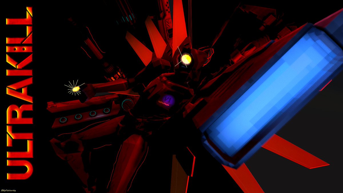 ByFluttershyMC's tweet photo. Small thing i made  (i wanted to see how good i am at this lighting thing)#ultrakill #V1 #artmoots https://t.co/jGQBJuheQq