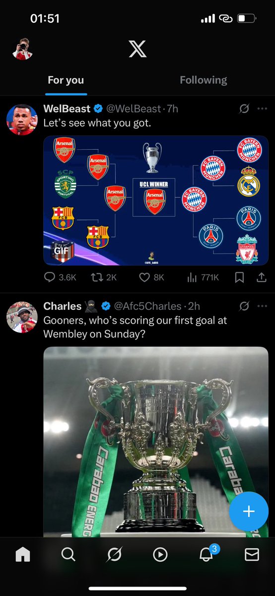 Arsenal fan tweet media