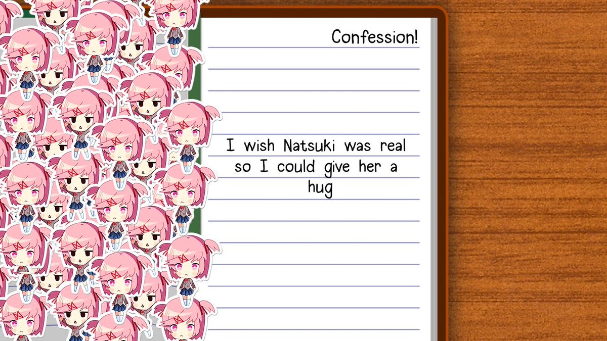 Doki Doki Literature Club Confessions tweet media
