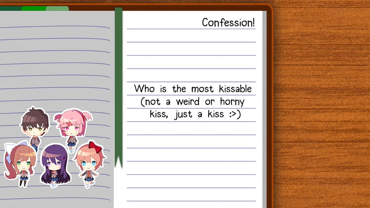 Doki Doki Literature Club Confessions tweet media