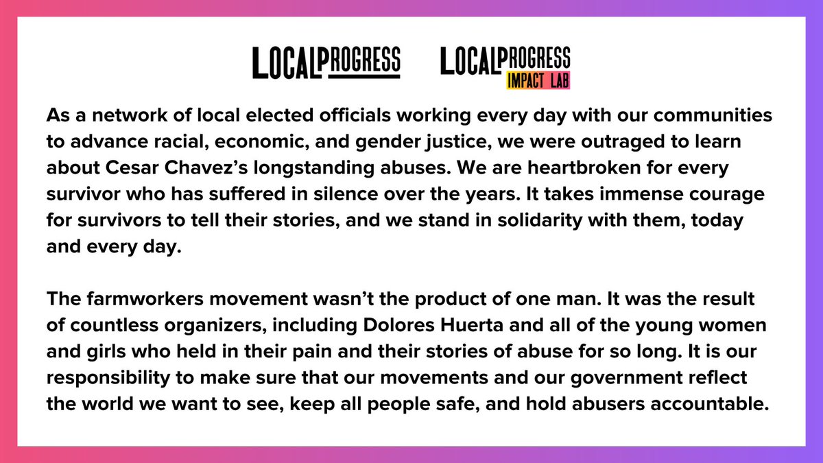 Local Progress tweet media