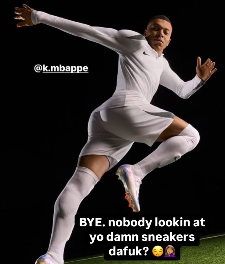 blackishpress's tweet photo. Kylian Mbappé for Nike. 📸 https://t.co/cJB49BcZWF