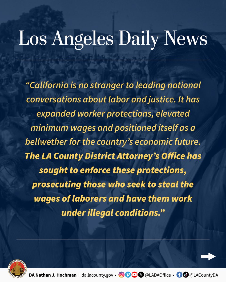 Los Angeles County District Attorney’s Office tweet media