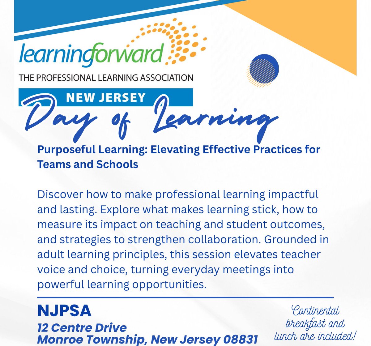 Learning Forward NJ tweet media