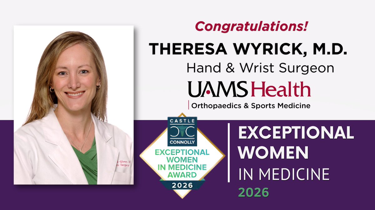 UAMS Health Orthopaedics & Sports Medicine tweet media