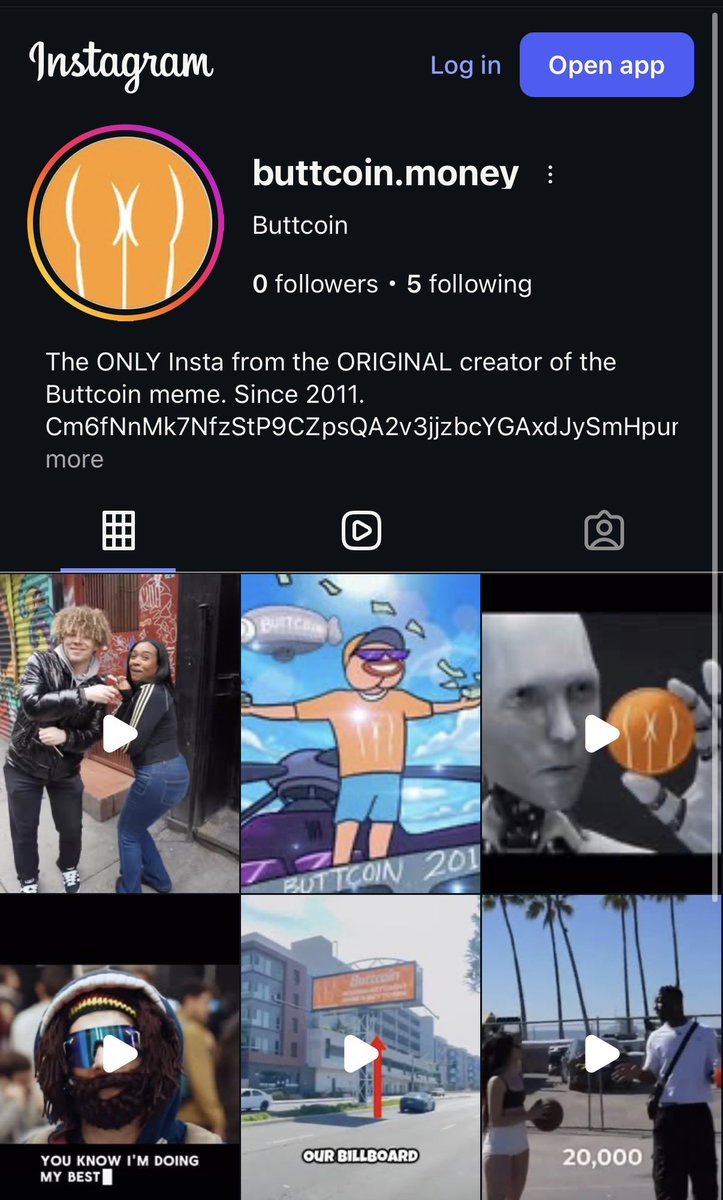 Buttcoin tweet media