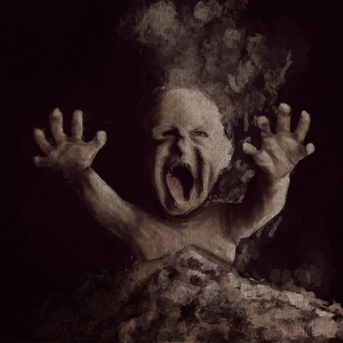 commission of ash baby meme i just did..