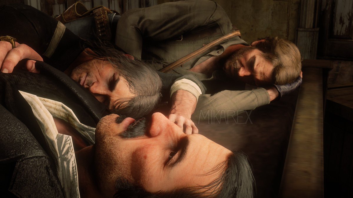 mikarex_stuffar's tweet photo. [RDR2] - Arthur John Dutch -

Just a father and his two sons, they'll stay all together, right ? Right... ?

#rdr2 #redeadredemption2 #dutchvanderlinde #johnmarston #arthurmorgan https://t.co/Bivgg0Q7sx