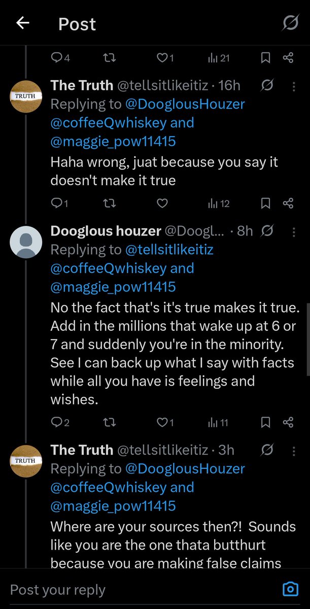The Truth tweet media
